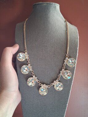 18 inch Sparkly Statement necklace